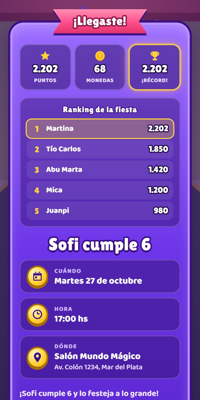 Competí en el ranking